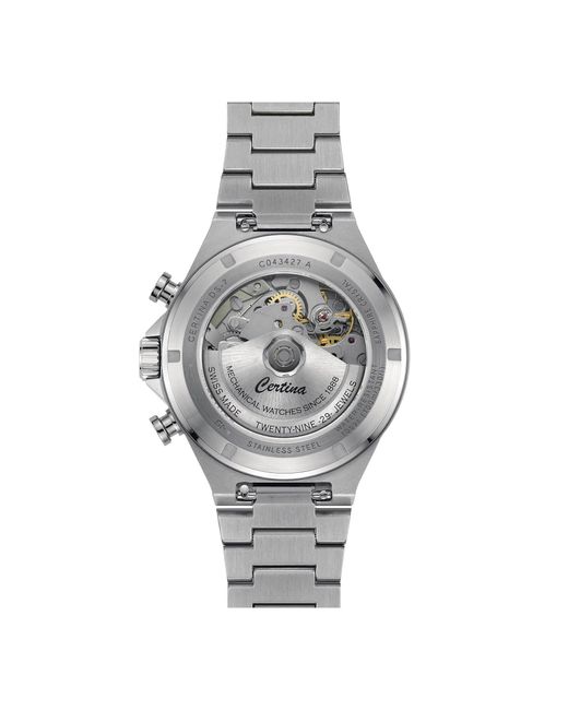 Certina Metallic Ds-7 Chrono Auto Watch for men