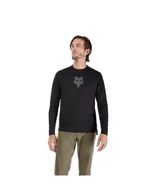 Fox Black Ranger Long Sleeve Jersey for men