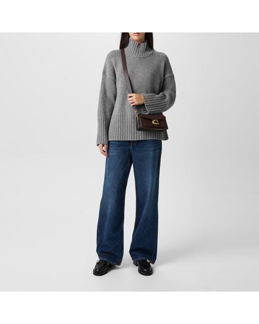COACH Brown Tabby 20 Shoulder Bag