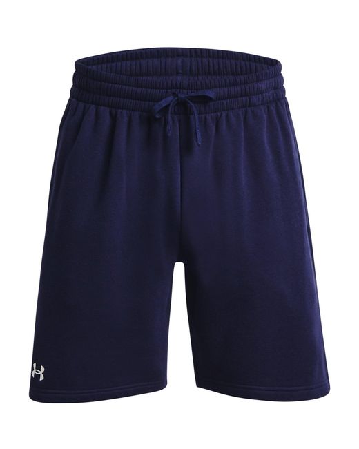 Under Armour Blue Ua Rival Fleece Shorts for men