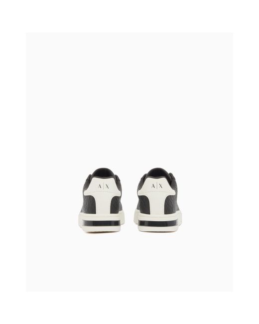 ARMANI EXCHANGE Black Sneaker for men