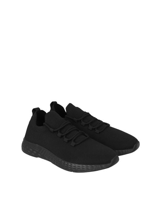 Fabric Black Santo Trainers for men