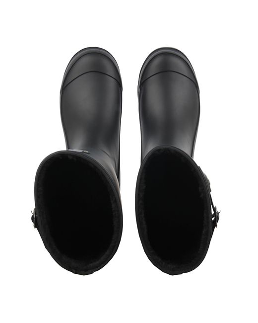 Gelert Black Fur Lined Welly Boot