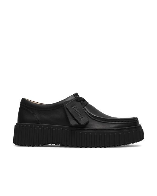 Clarks Black Moc Toe Formal Shoes