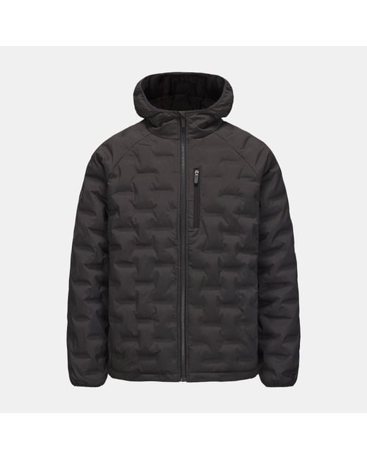 Karrimor Black Heat-Sealed Hooded Long Sleeve Full Zip Insulated Puffer Jacket for men
