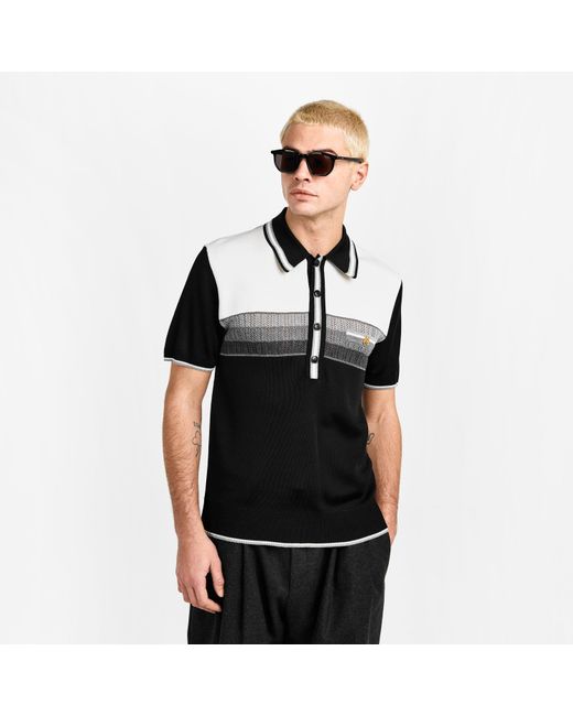 Amiri Black Striped Knitted Top for men