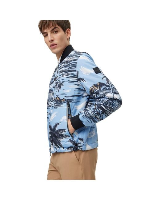 Boss Blue Clovis Softshell Jacket for men
