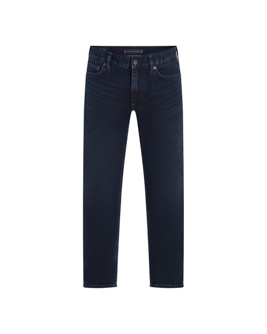 Tommy Hilfiger Blue Denton Whiskered Straight Leg Jeans for men