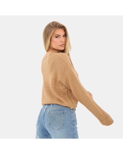 I Saw It First Brown Button Detail Cardigan