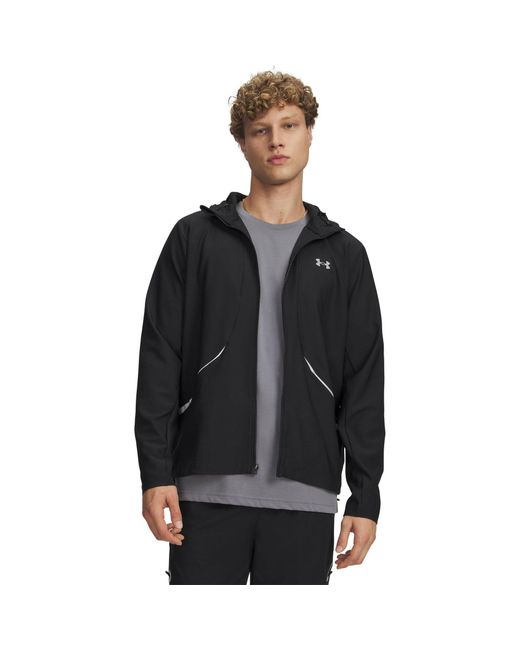 Under Armour Black Unstoppable Woven Performance Training Jacket for men
