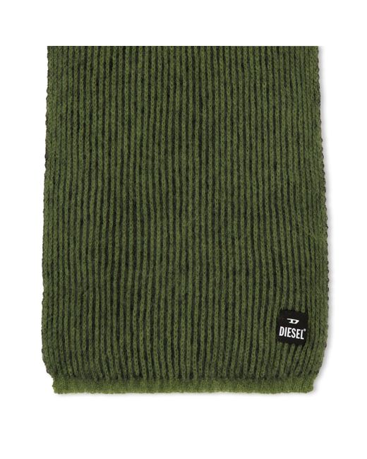 DIESEL Green Midweight Scarf for men