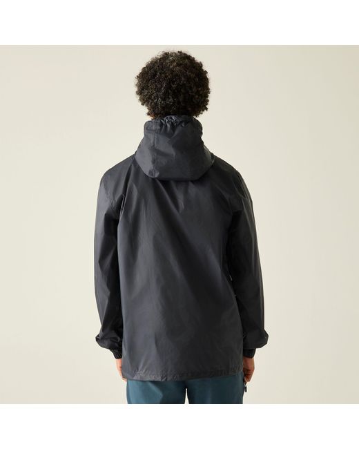 Regatta Black Pack It Iii Waterproof Jacket for men