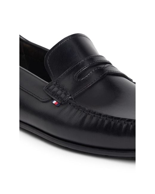 Tommy Hilfiger Black Loafers for men