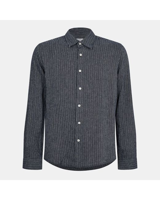 Peter Werth Blue Long Sleeve Plain Shirt for men