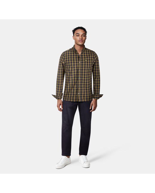 Lyle & Scott Blue Golf Technical Trousers for men