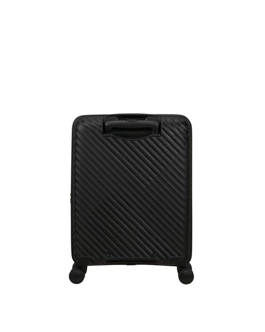 American Tourister Black Diablast Spinner 55X40X20Cm Tsa Cabin Hard Suitcase