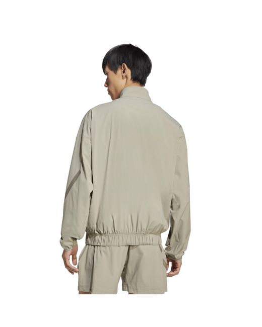 Adidas Gray Z.N.E. Woven Track Top for men