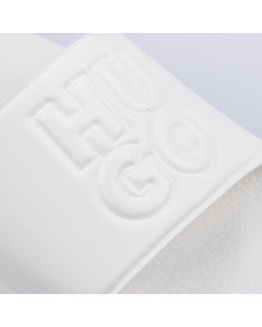 HUGO White Match It Sliders Size 3