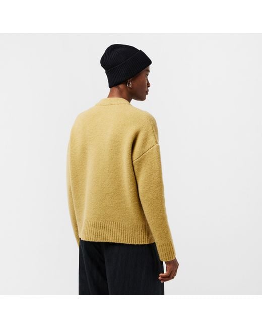 AMI Yellow Adc Cardigan