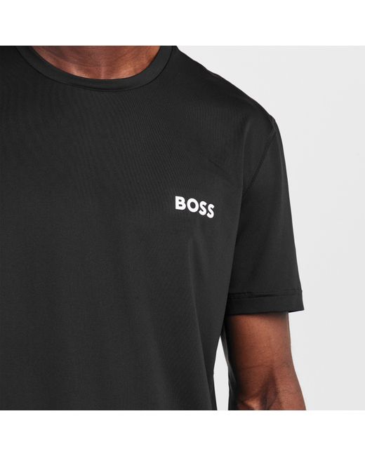 Boss Black Short Sleeve Performance Gym Top for men