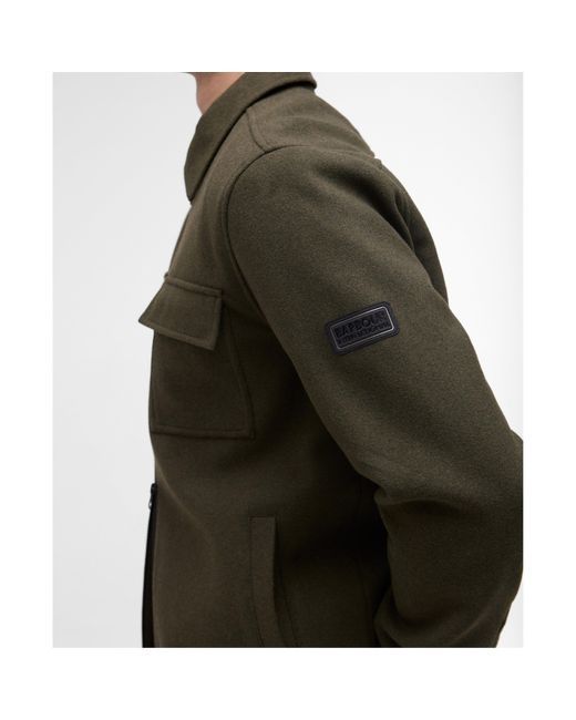 Barbour Green Walken Overshirt for men