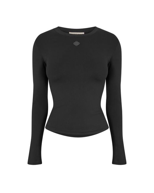 The Couture Club Black Sculpting Stretch Long Sleeve T-Shirt