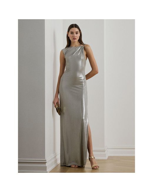 Ralph Lauren Gray Keilly Ball Gown