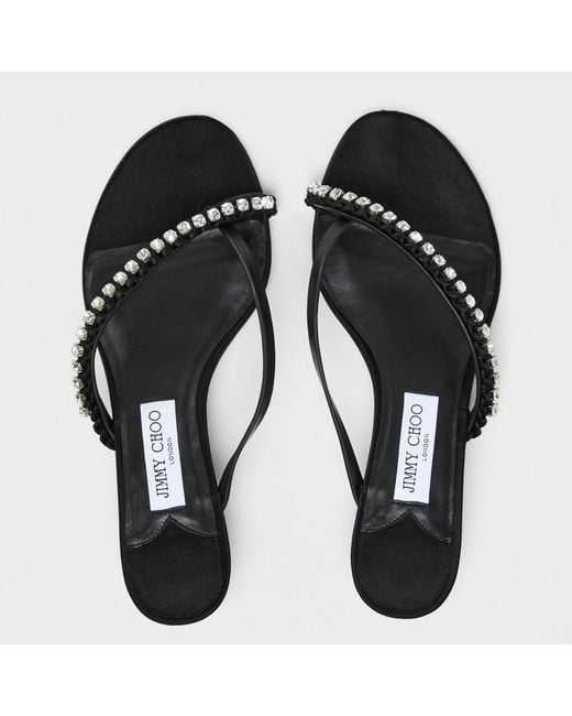 Jimmy Choo Black Dila 35 Sandals