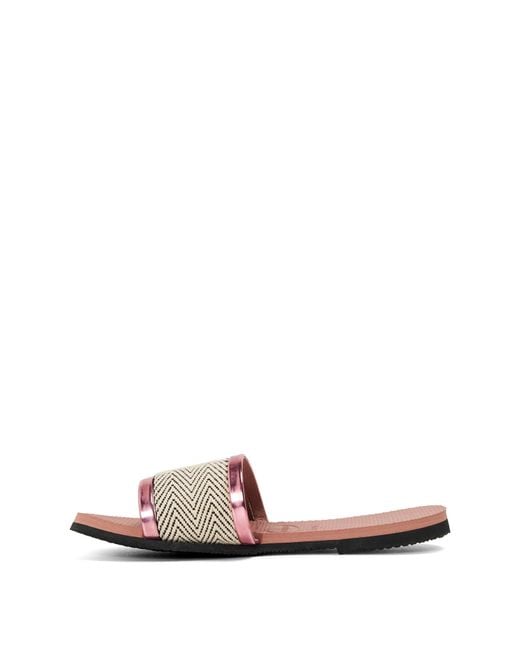 Havaianas Pink Hav. You Trancoso Premium Flip Flops