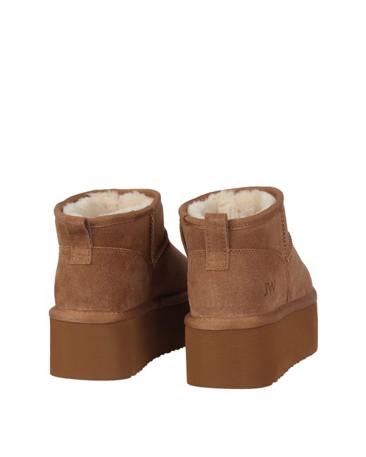 Jack Wills Brown Platform Snug Boots