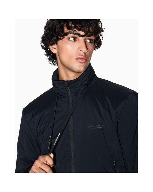 ARMANI EXCHANGE Blue Blouson Jacket for men