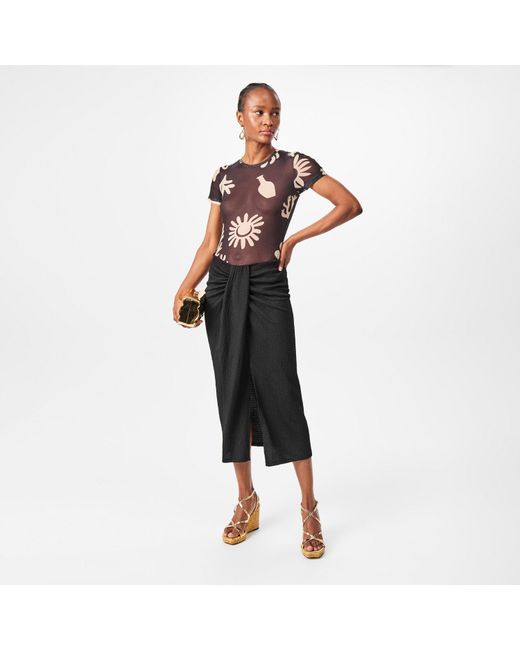 EDITED Black Yola Skirt