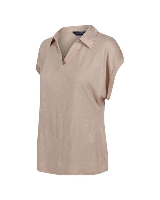 Regatta Natural Lupine Short Sleeve Polo Shirt