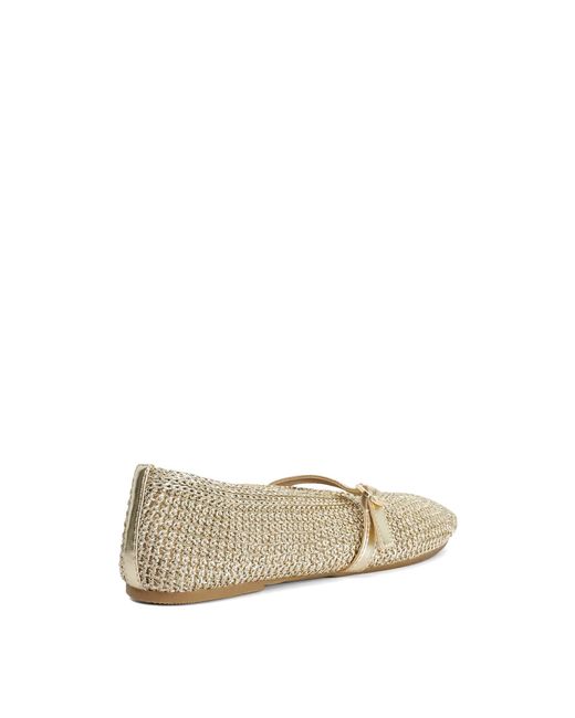 Dune Natural Halmada Ballet Pumps