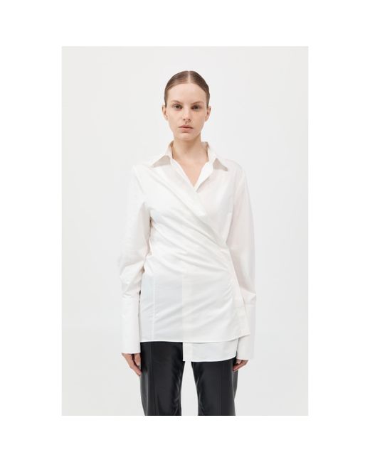 St. Agni White Wrap Shirt