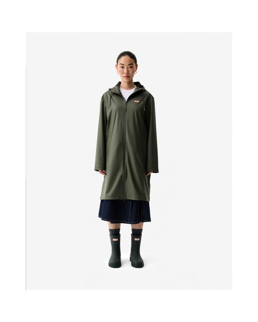 Hunter Green Andrea Waterproof Lightweight Rain Anorak