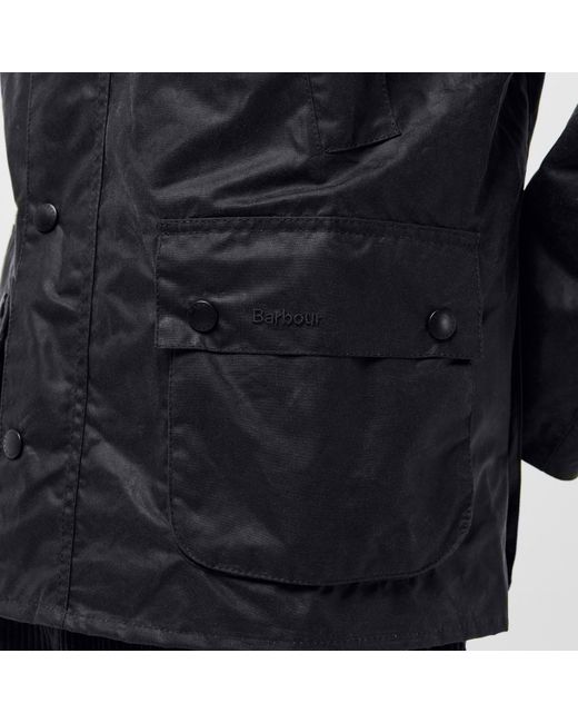 Barbour Blue Ashby Water Resistant Windproof Long Sleeve Wax Jacket for men