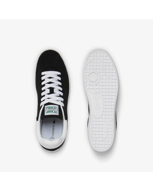 Lacoste Black Base Shot Suede for men