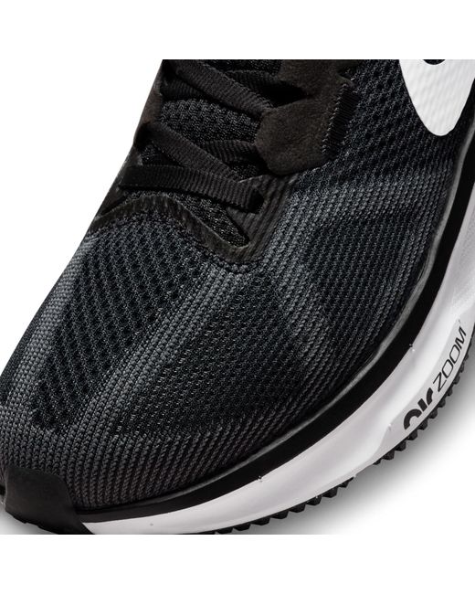 Nike Black Air Zoom Structure 25 Road Running Shoes