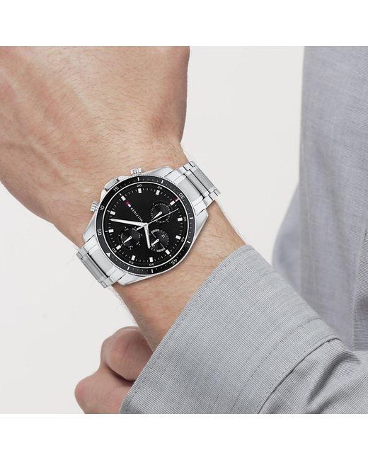 Tommy Hilfiger Metallic Stainless Steel Watch for men