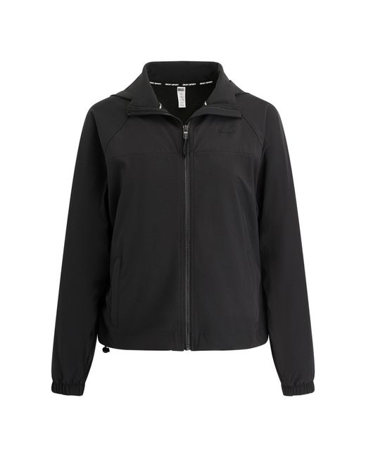 DKNY Black Windbreaker
