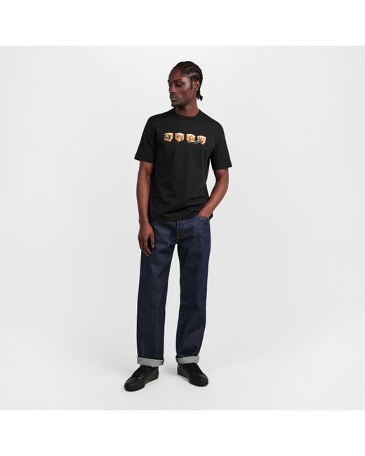 Paul Smith Black Cube Graphic T-Shirt for men