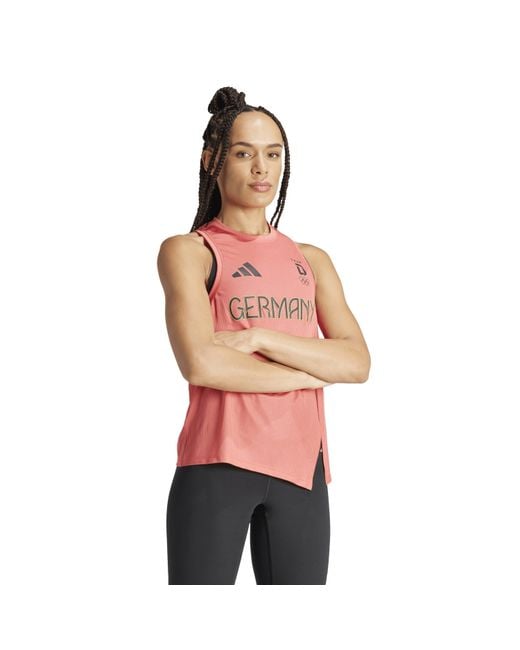 Adidas Pink Team D Tank