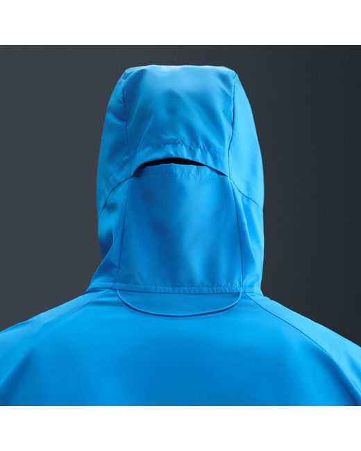 Nike Blue Miler Repel Running Jacket for men