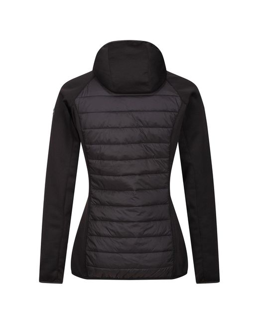 Regatta Black Andreson Water Resistant Hooded Long Sleeve Insulated Puffer Jacket