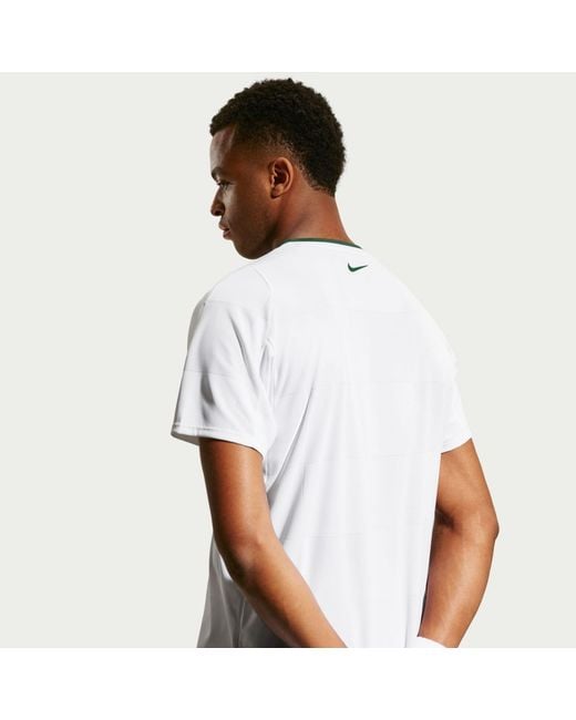 Nike White Court Slam Dri-Fit Adv Tennis Top for men