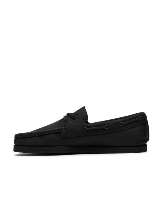 Clarks Black Boat Shoes for men