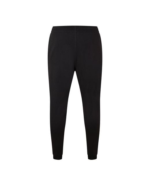 Reebok Black Identity Small Logo Open Fleece Jogging Bottoms for men