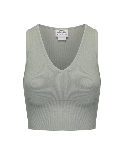 Slazenger 1881 Gray 2Pk Croptank