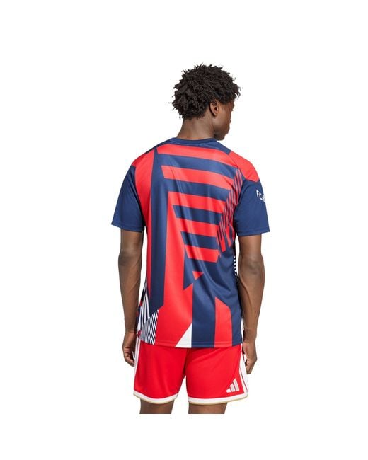 Adidas Red Bayern Munich Pre Match Shirt 2026/27 for men